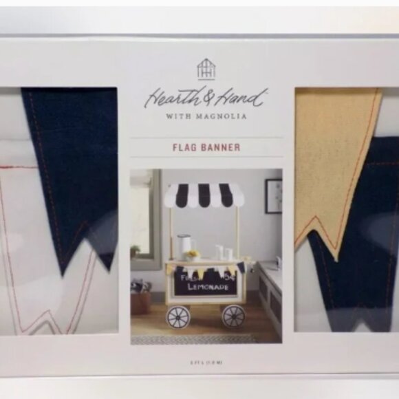 Hearth & Hand Flag Banner - 4 boxes - new in box - Picture 2 of 3